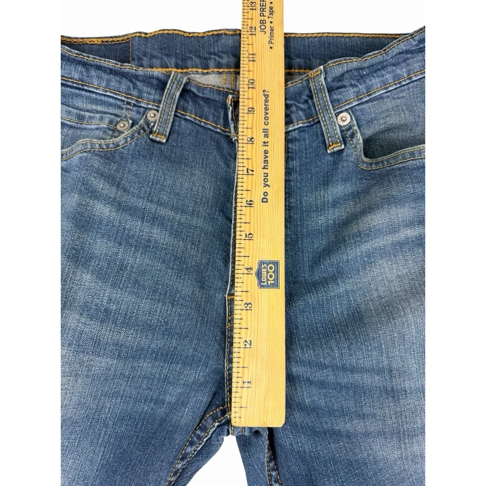 Levis 513 Jeans Size 28x30 Blue Denim Medium Wash Mid Rise Straight Leg Casual‎
